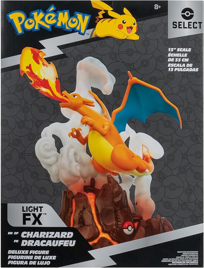 Pokemon: Charizard Deluxe Collector Statue Figure - Light FX