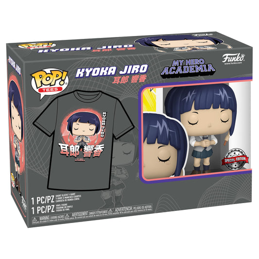 Funko PoP! My Hero Academia: Kyoka Jiro 1 T-Shirt and 1 Figure (Size small)