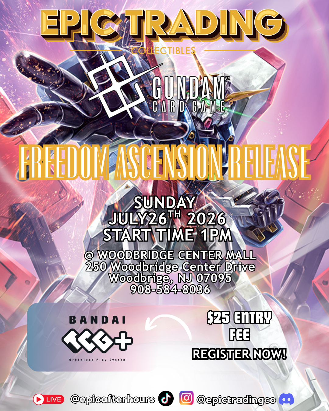 EPIC Gundam TCG Tournament - Woodbridge