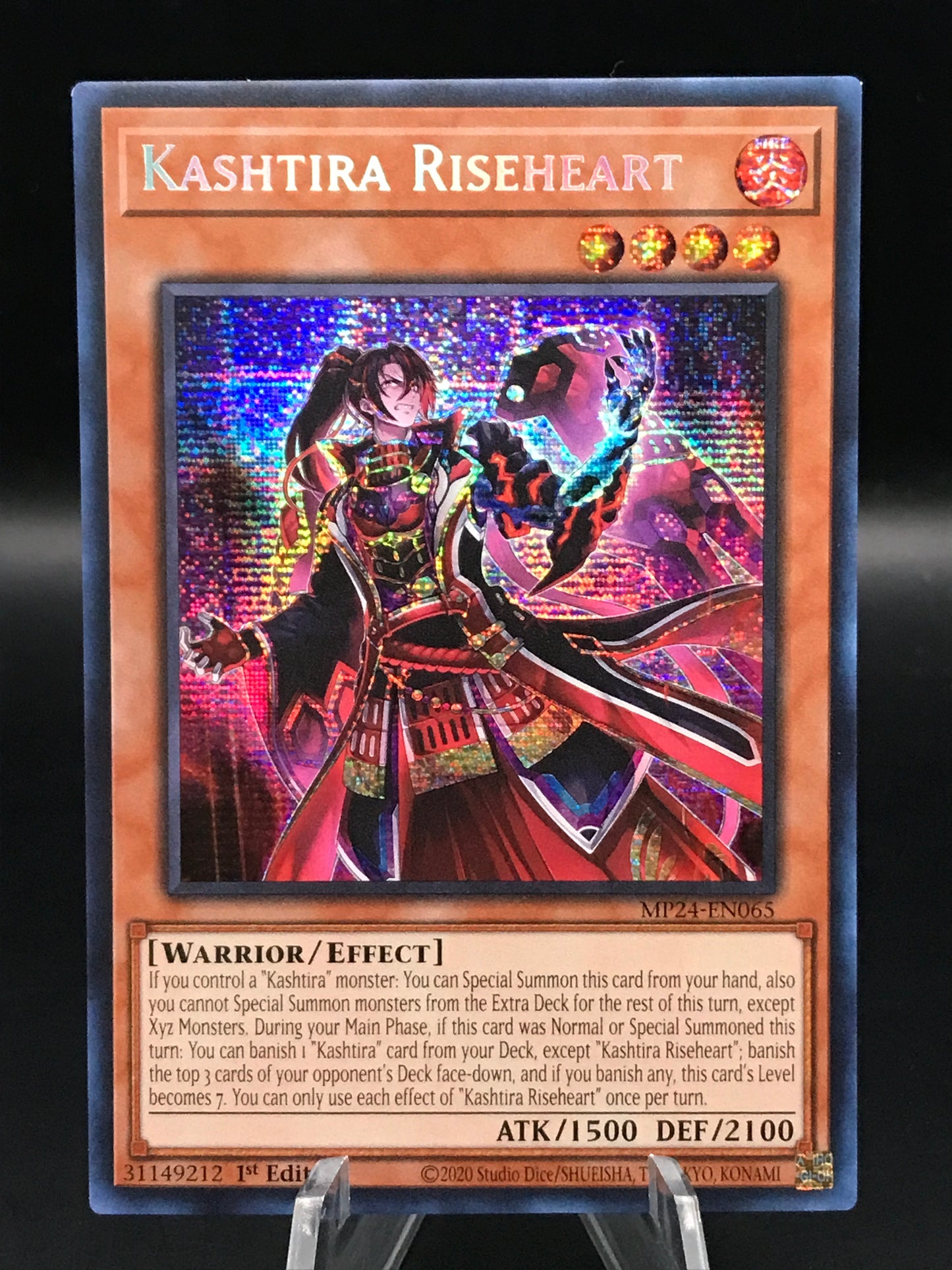 Yu-Gi-Oh! TCG: Kashtira Riseheart 1st Edition MP24-EN065 24th Anniversary Tin: Dueling Mirrors