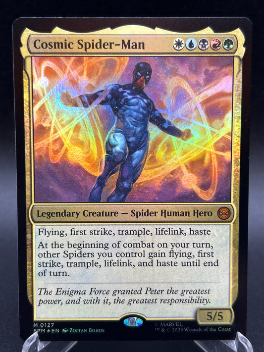 MTG TCG: Cosmic Spider-Man (Foil) M 0127 SPM: Marvel's Spider-Man