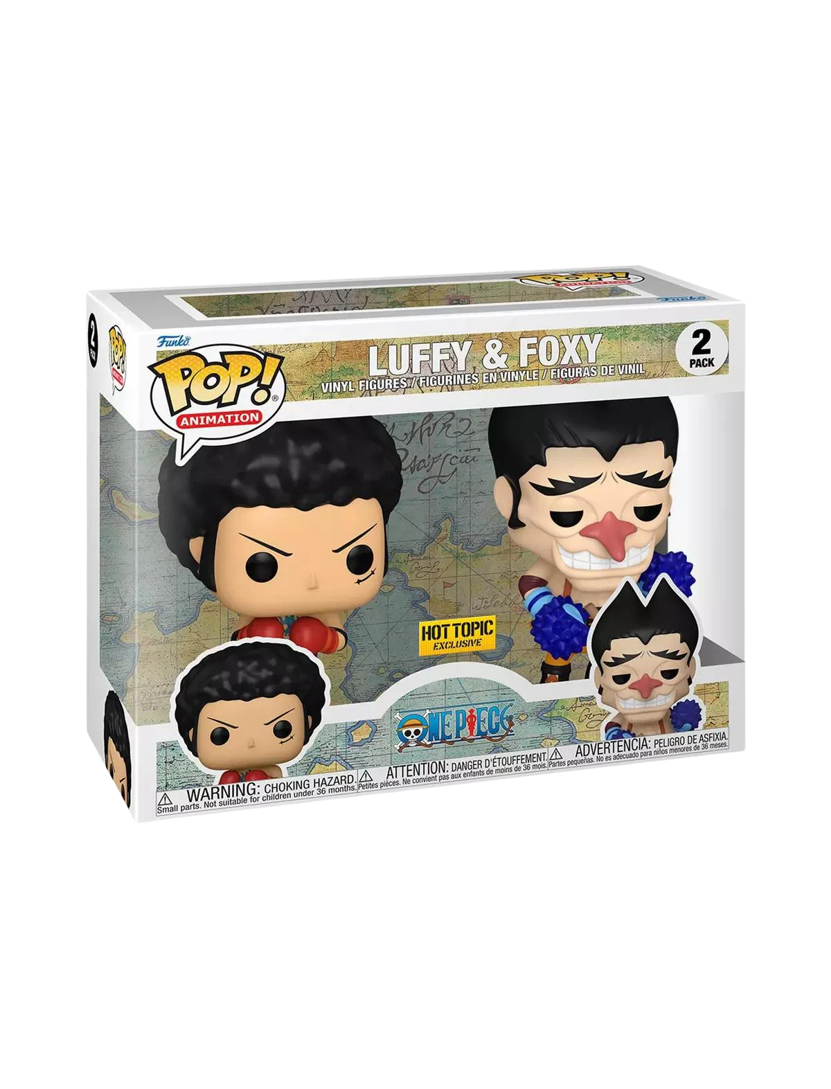 Funko PoP! One Piece: Luffy & Foxy ( Hot Topic Exclusive)