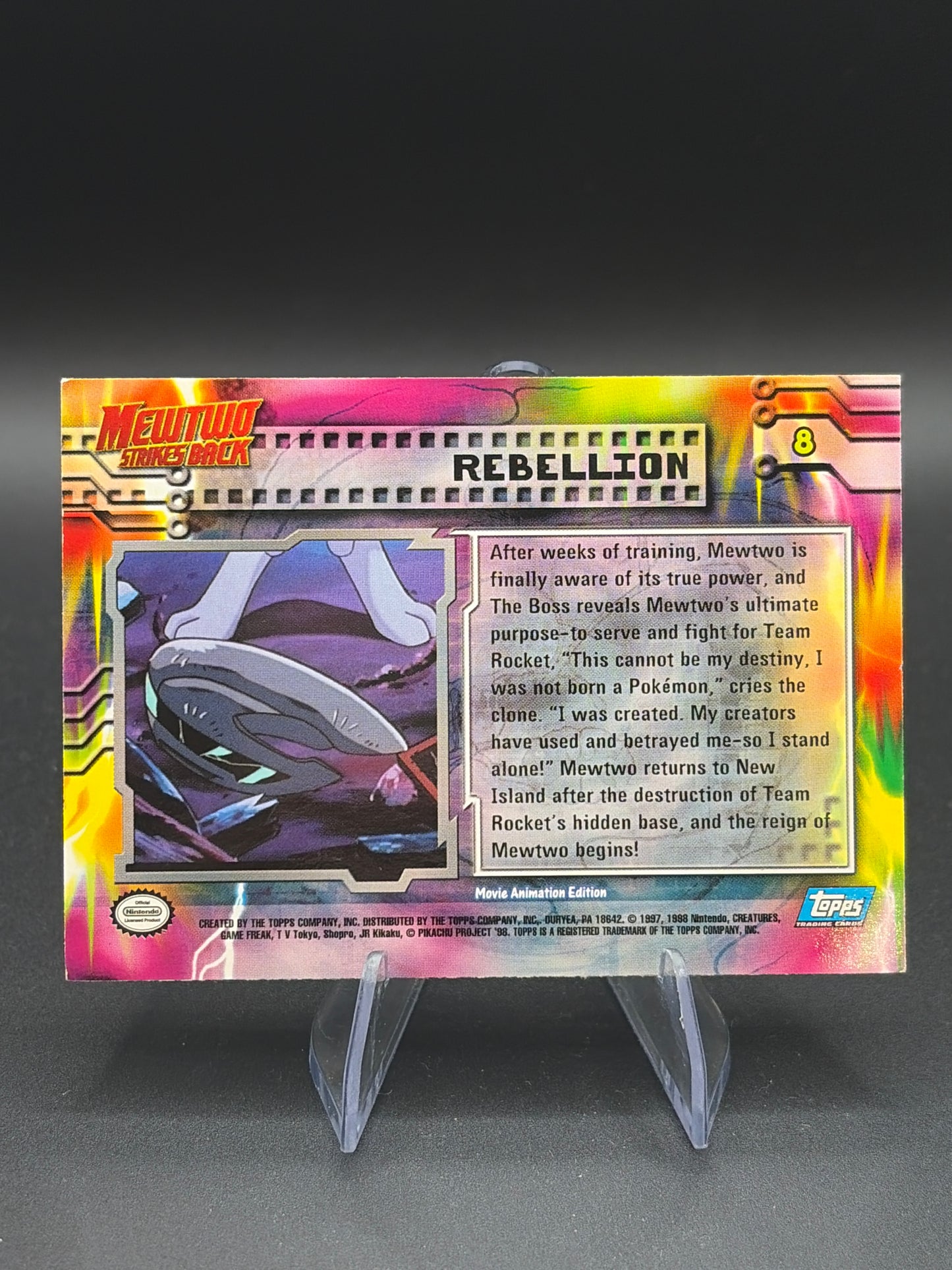 Pokémon TCG : 1999 Rebellion - #8 -Mewtwo Strikes Back Topps