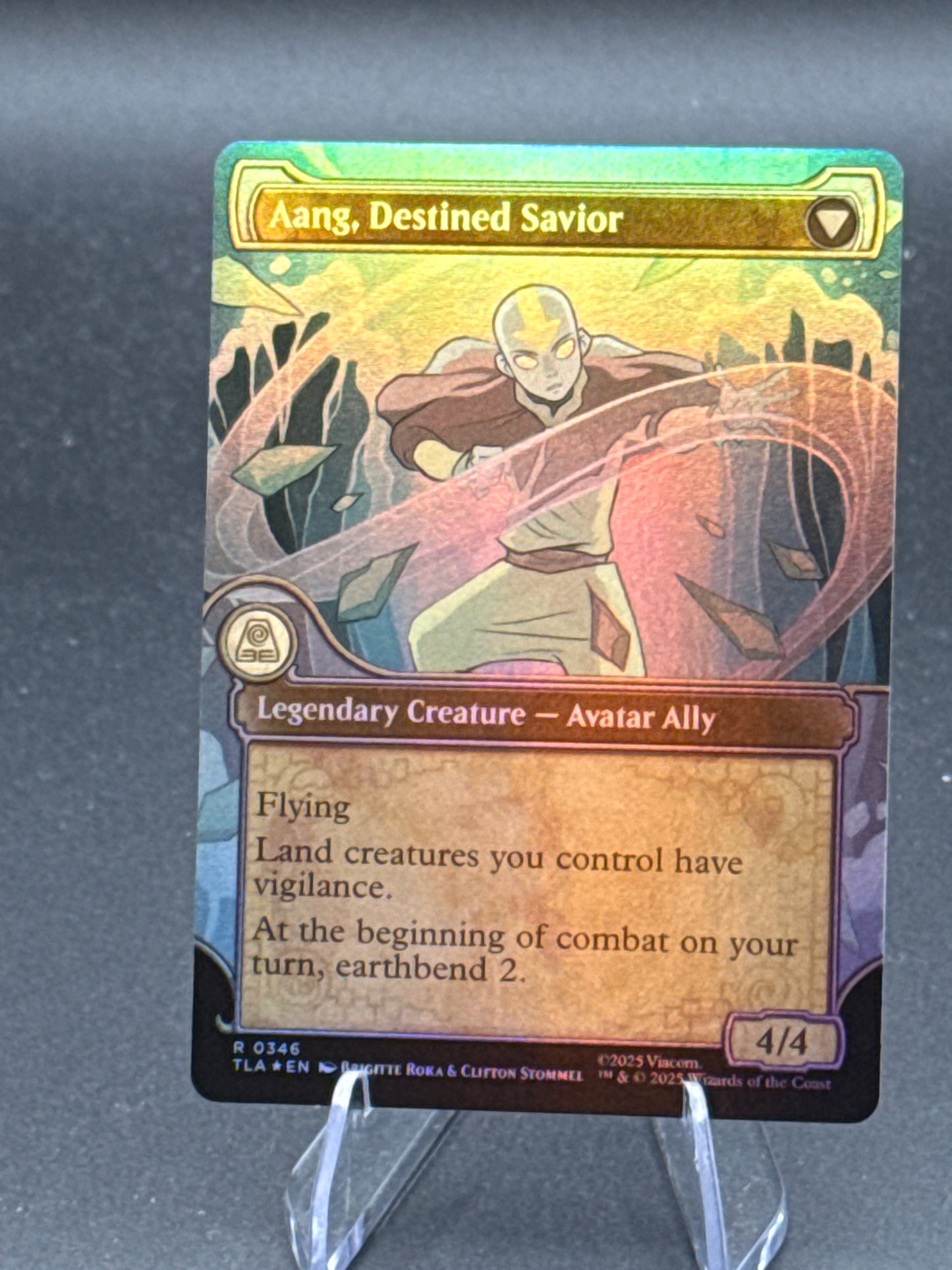 MTG TCG: Aang, at the Crossroads R 0346 (Showcase) - Avatar: The Last Airbender