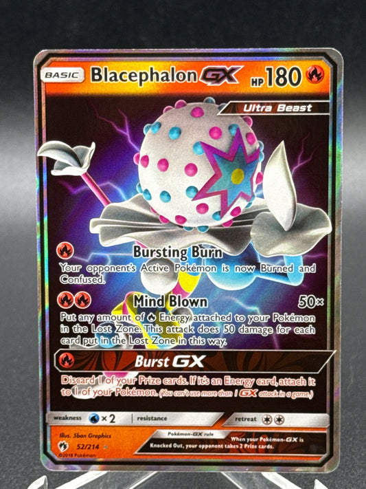 Pokémon TCG: 2018 Blacephalon GX  52/214 -  S&M: Lost Thunder
