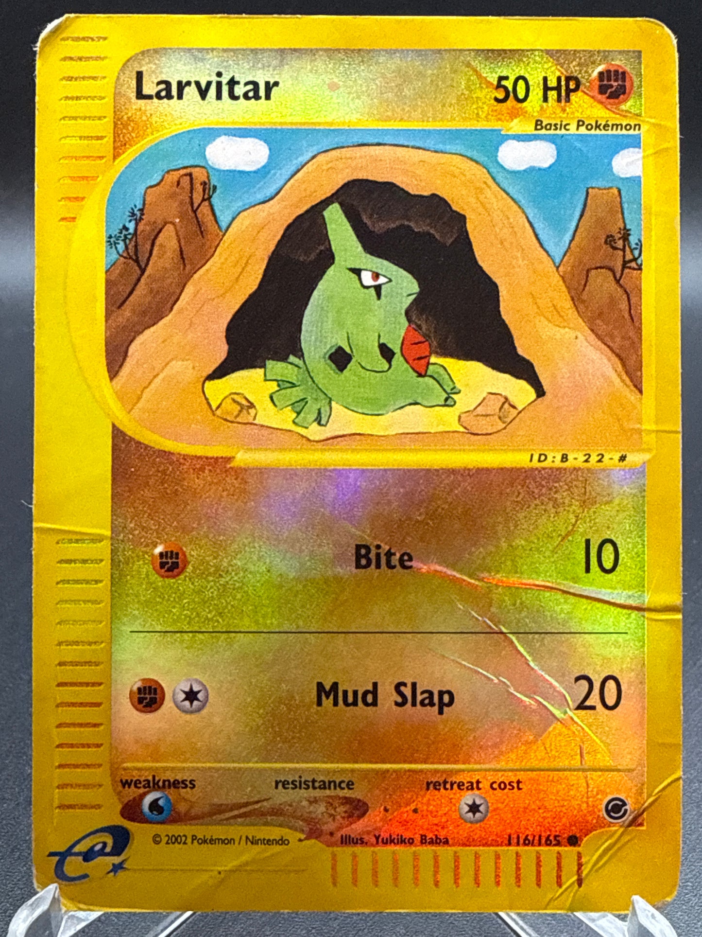 Pokémon TCG: 2002 Larvitar 116/165 Expedition