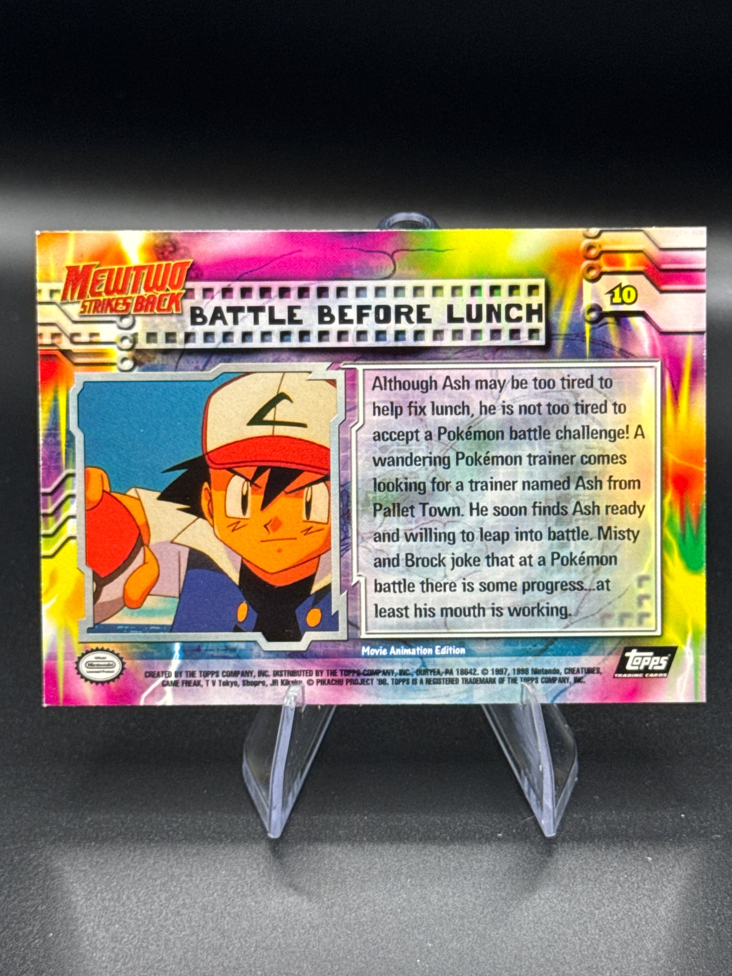 Pokémon TCG : 1999 Battle Before Lunch - #10 - Mewtwo Strikes Back Topps Foil