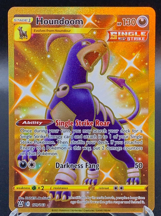 Pokémon TCG: 2021 Houndoom 179/163 SWSH: Battle Styles