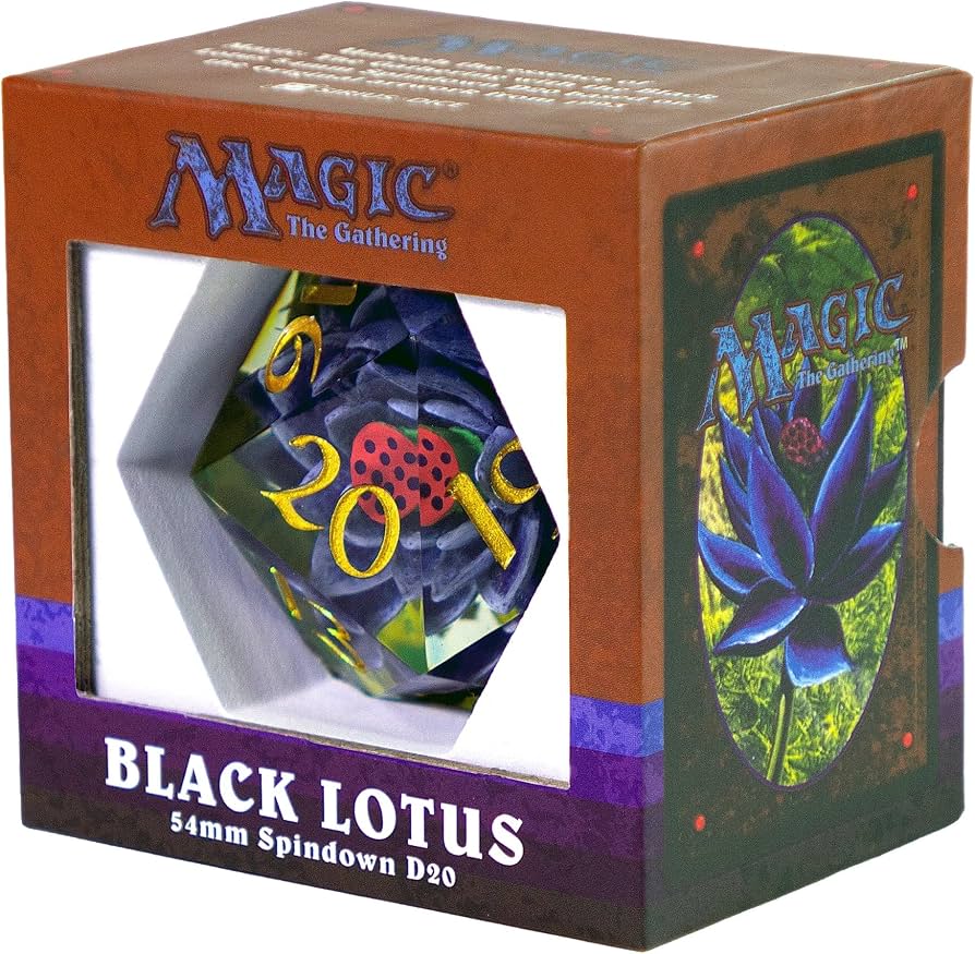 Magic The Gathering: Black Lotus 54mm Spindown D20