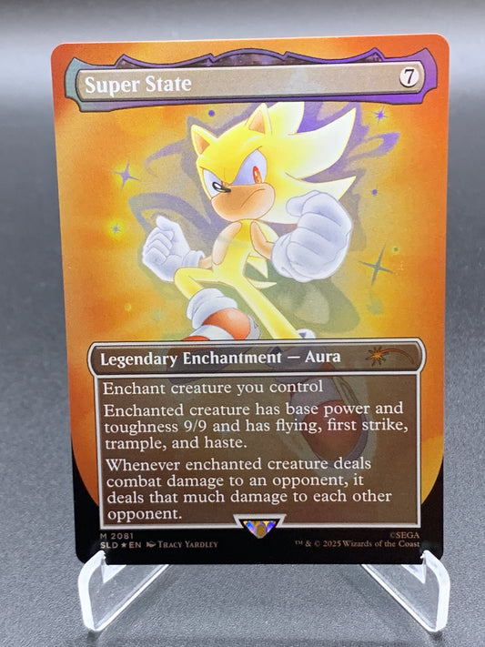 MTG TCG: Super State (Rainbow Foil) M 2081 SLD: Secret Lair Drop Series (Secret Lair x Sonic: Friends & Foes Foil Edition)