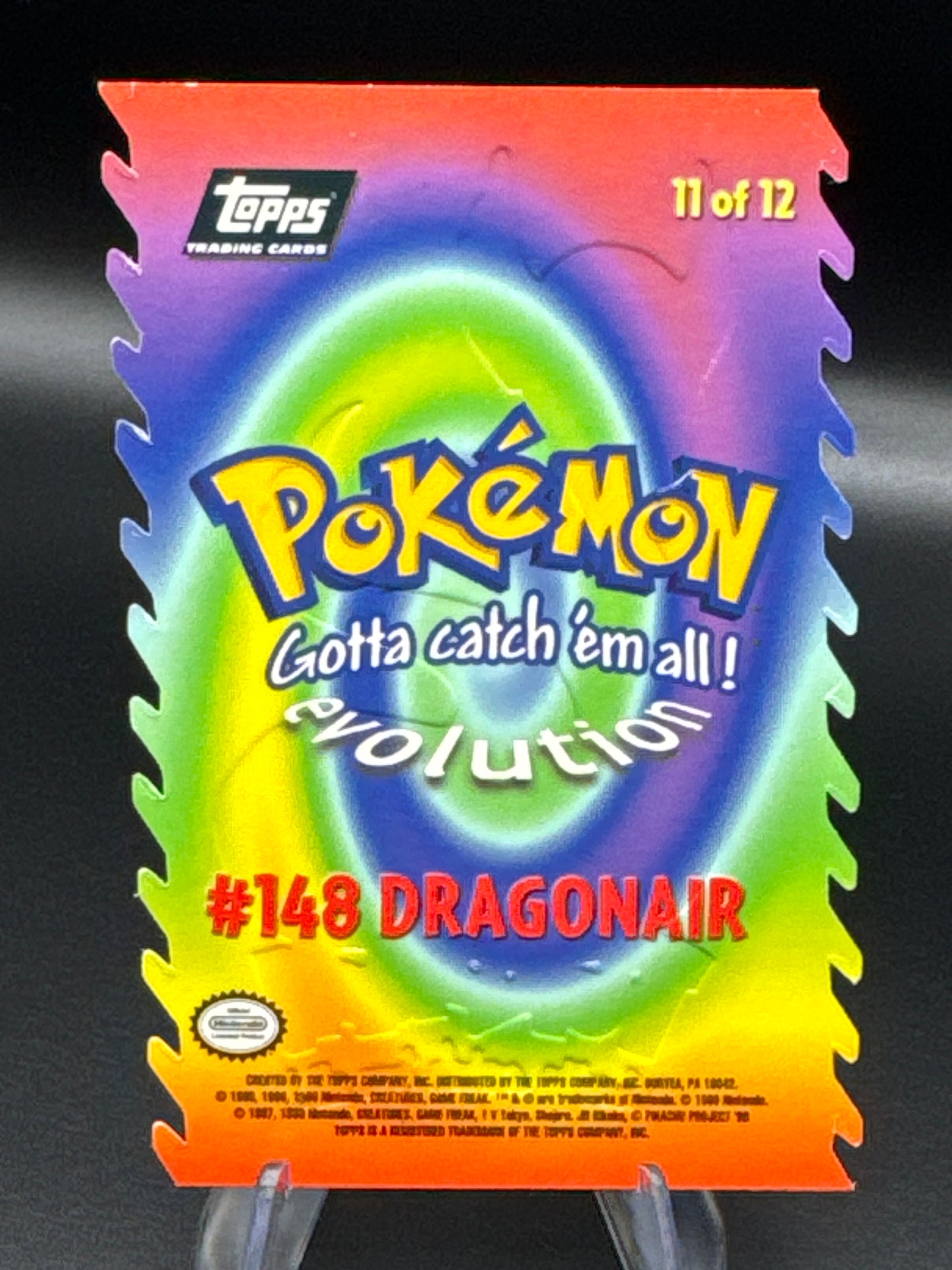 Pokémon TCG: 1999 Dragonair #148 Topps Pokémon: Die Cut 11 of 12 Topps First Movie Pokemon