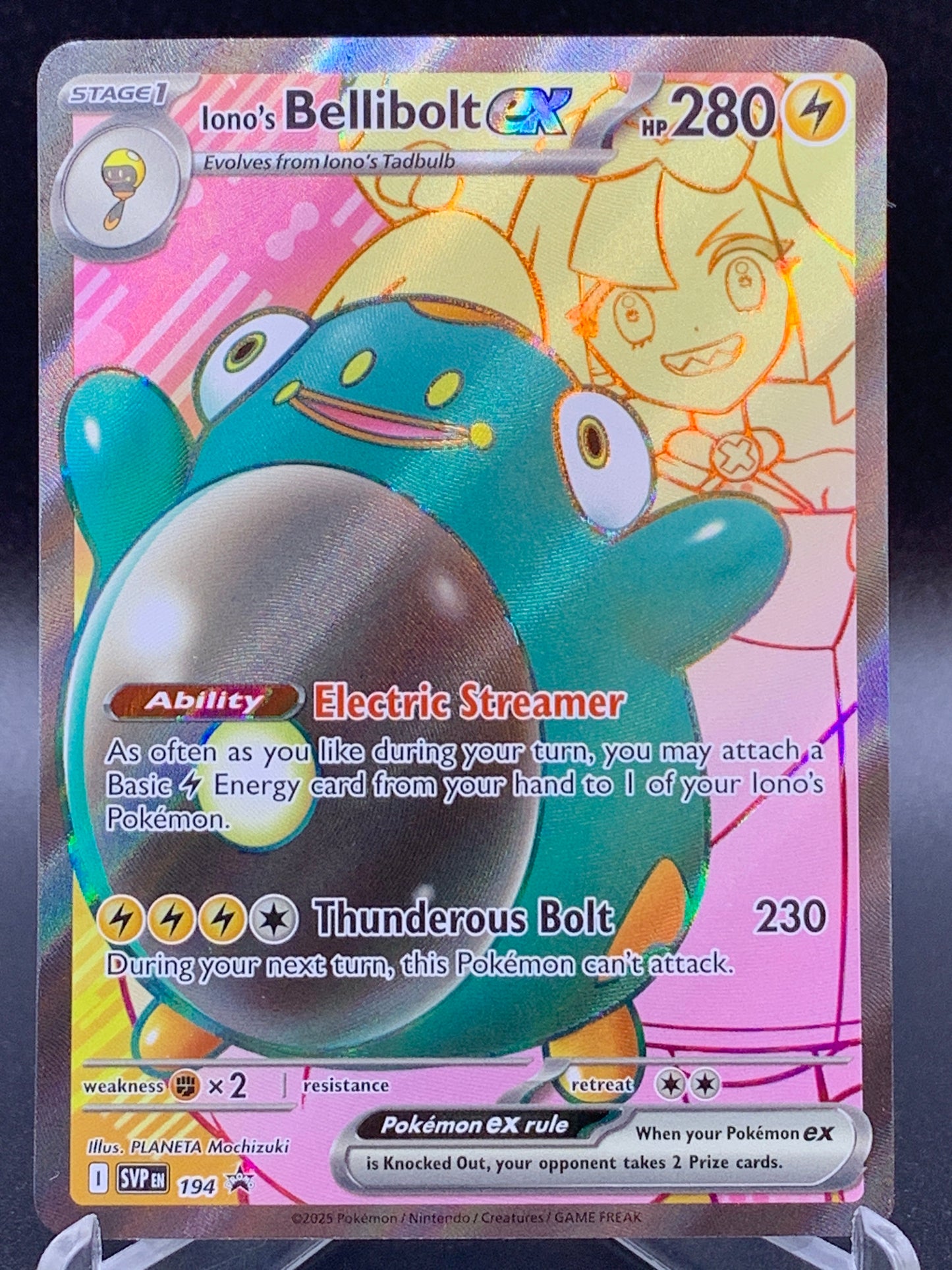 Pokémon TCG: 2025 Iono's Bellibolt ex #194 - Scarlet & Violet Promo