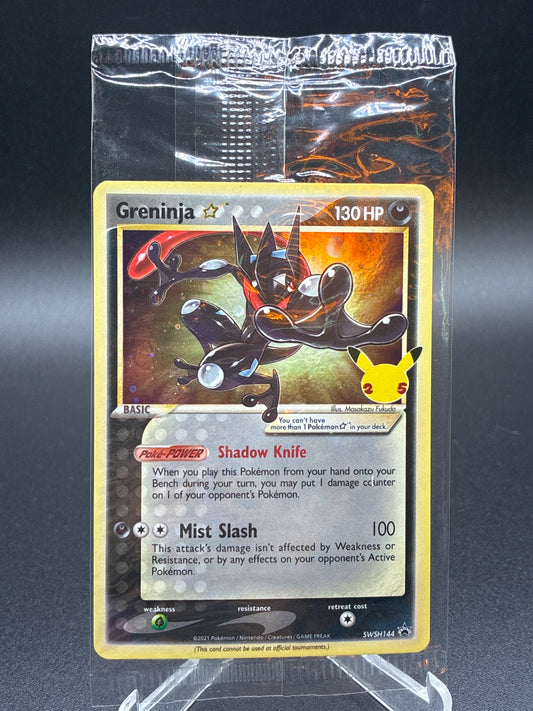 Pokemon TCG 2021 Greninja SWSH144 S&S: Promo Sealed