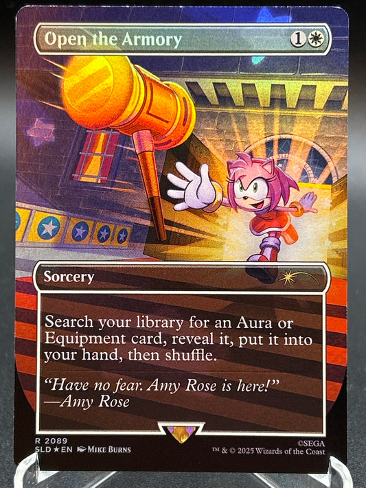 MTG TCG: Open the Armory R 2089 (Rainbow Foil) SLD: Secret Lair Drop Series (Secret Lair x Sonic)