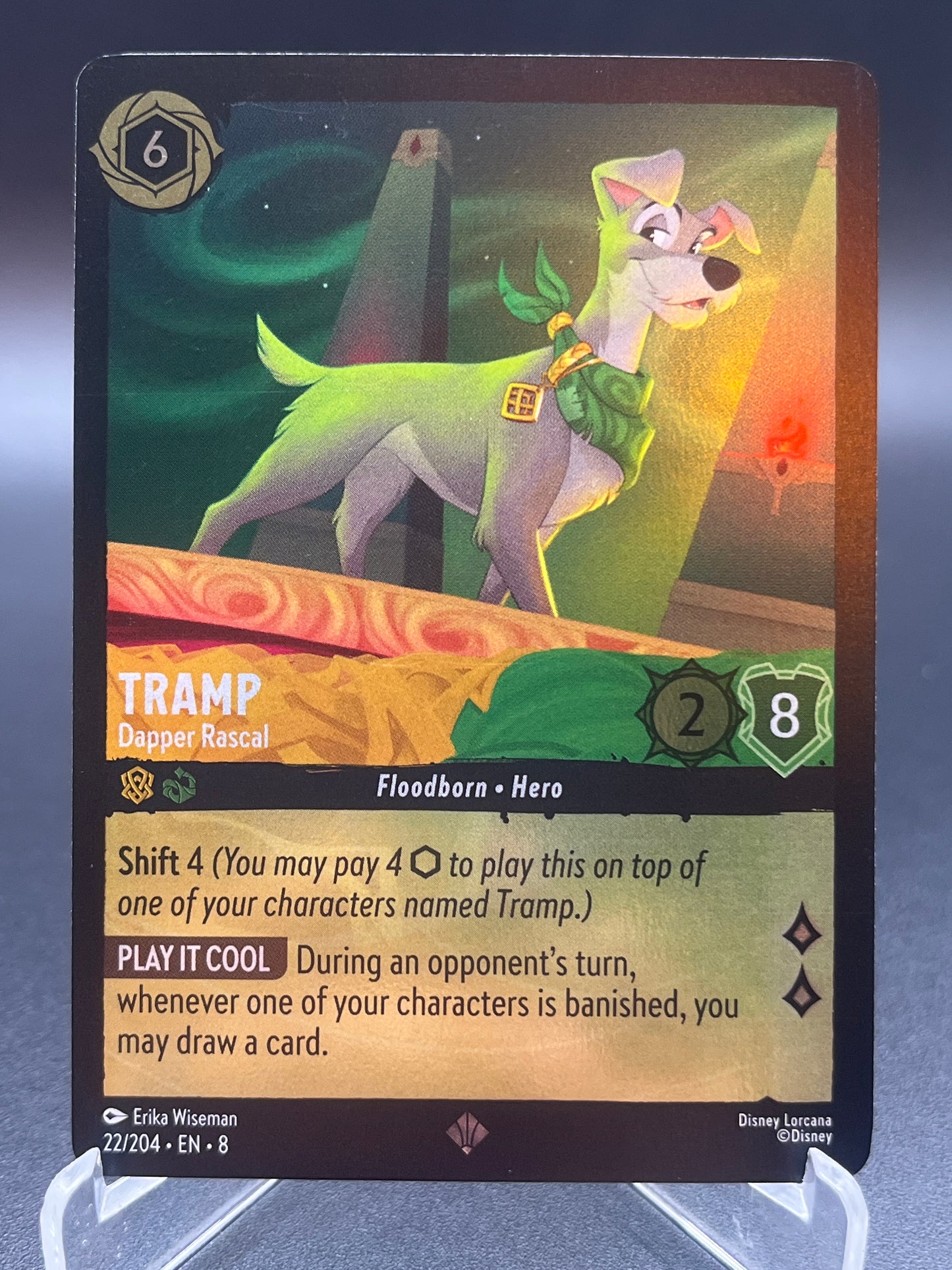 Lorcana TCG: Tramp Dapper Rascal (Cold Foil) 22/204 Reign of Jafar