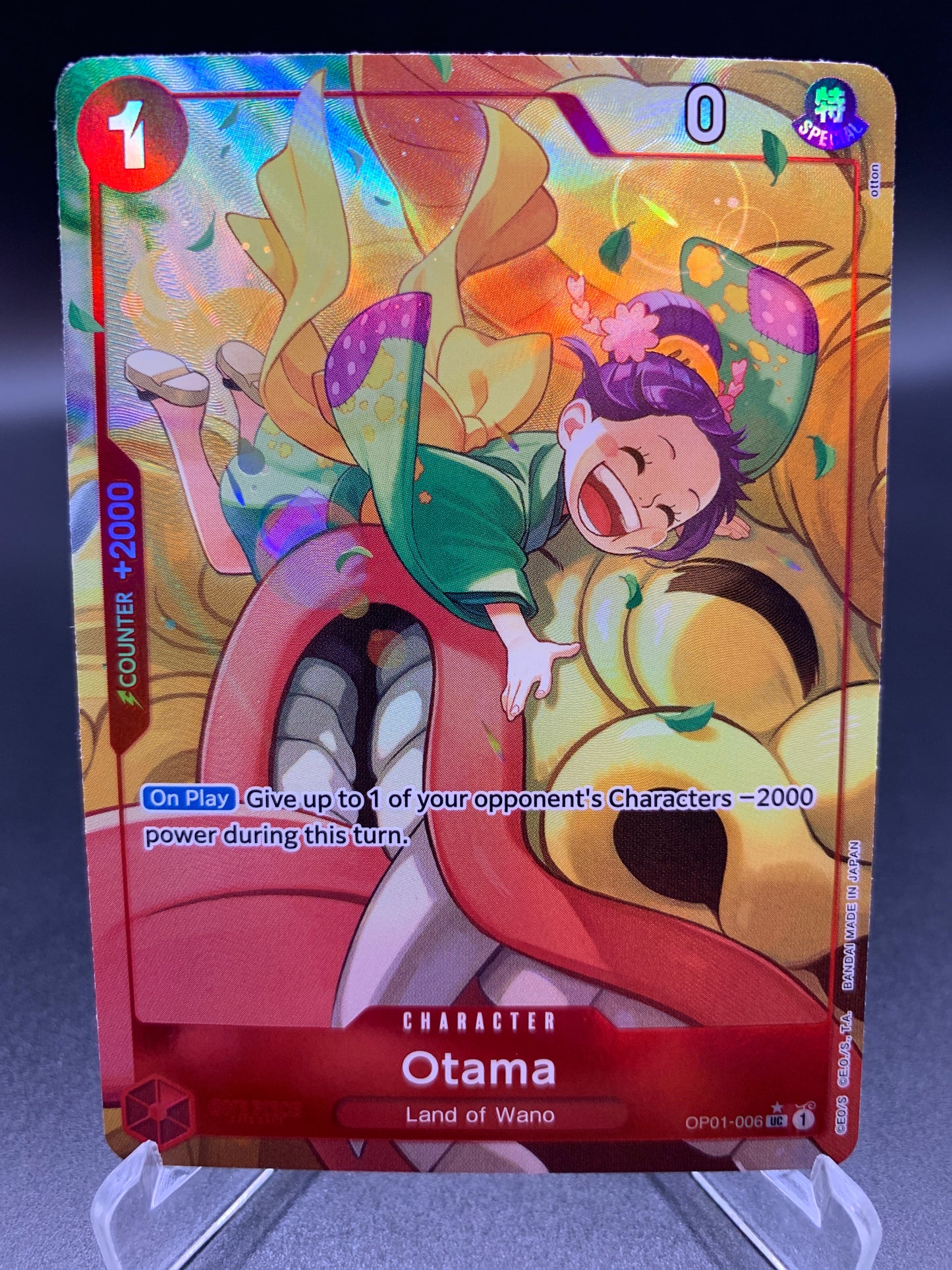 One Piece TCG: Otama OP01-006 SEC PAR Premium Booster - The Best