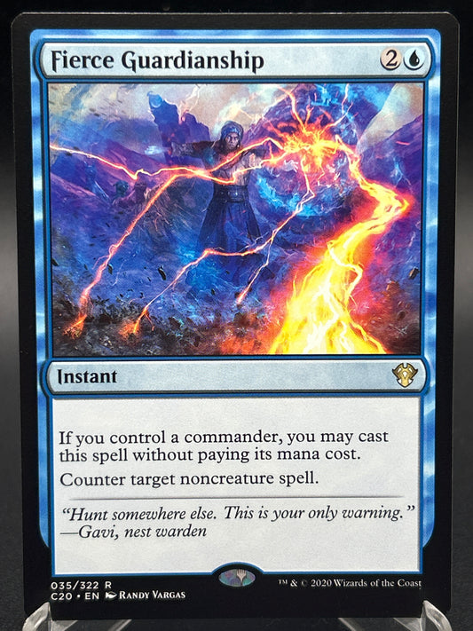 MTG TCG: Fierce Guardianship R 035/322 C20: Commander 2020