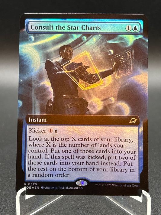MTG TCG: Consult the Star Charts (Extended Art)(Foil) R 0325 EOE: Edge of Eternities