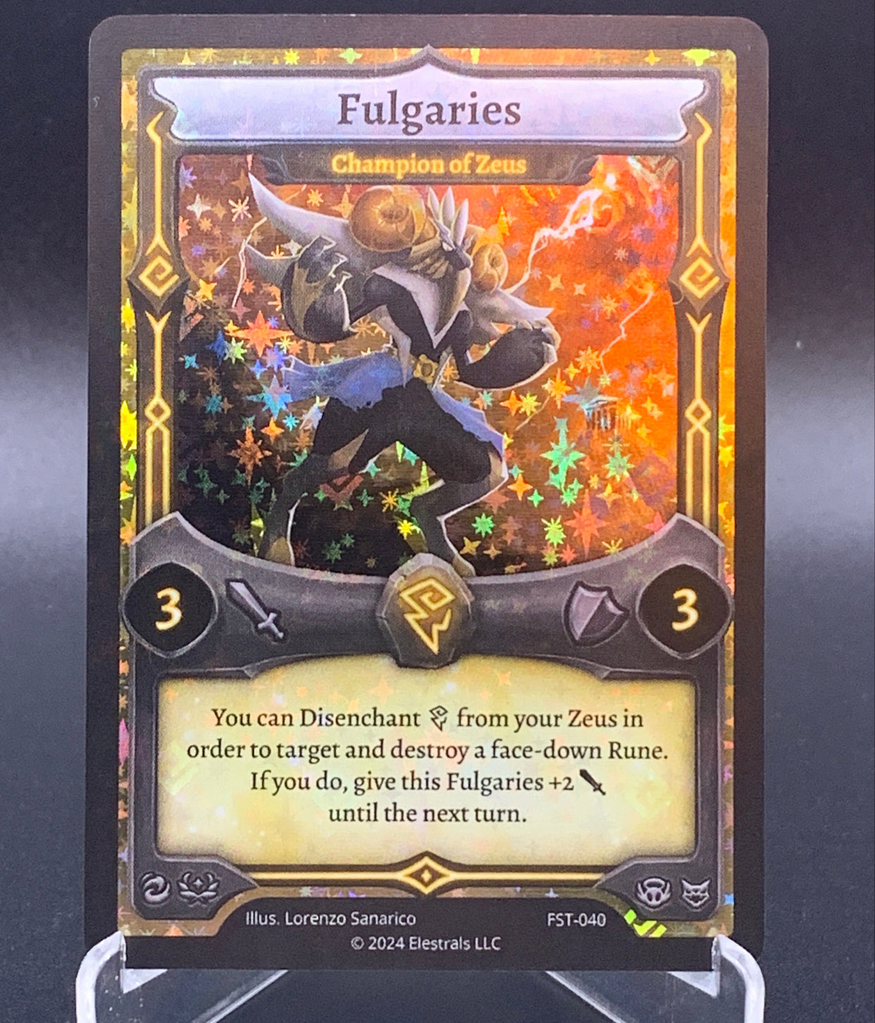 Elestrals TCG: Fulgaries - Champion of Zeus - Divine Champions: Firestorm