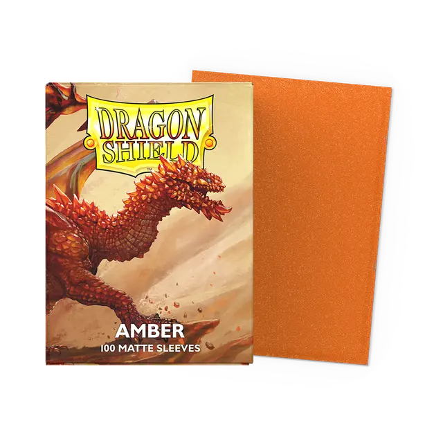 Dragon Shield Outer Sleeves Standard Matte - Amber (100CT)
