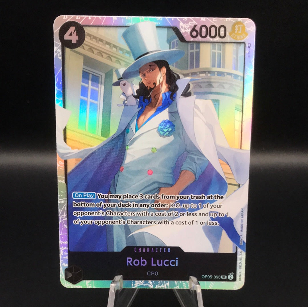 One Piece TCG: Rob Lucci OPO5-093 SR Awakening of the New Era