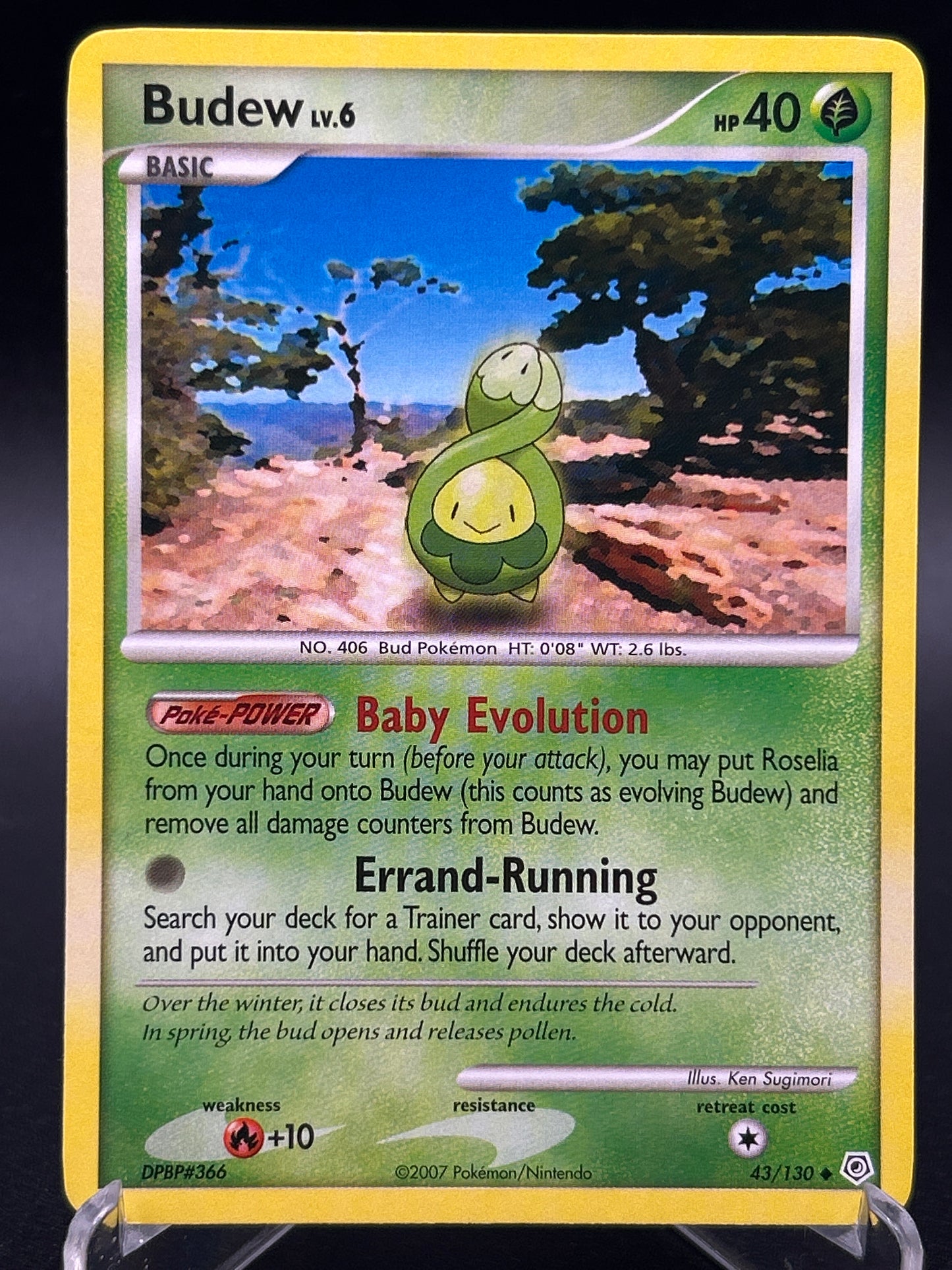 Pokémon TCG: 2007 Budew 43/130 DP: Diamond and Pearl