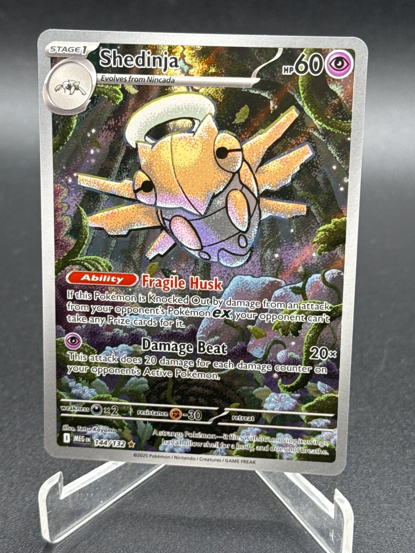 Pokémon TCG: 2025 Shedinja 144//132 MEG: Mega Evolution