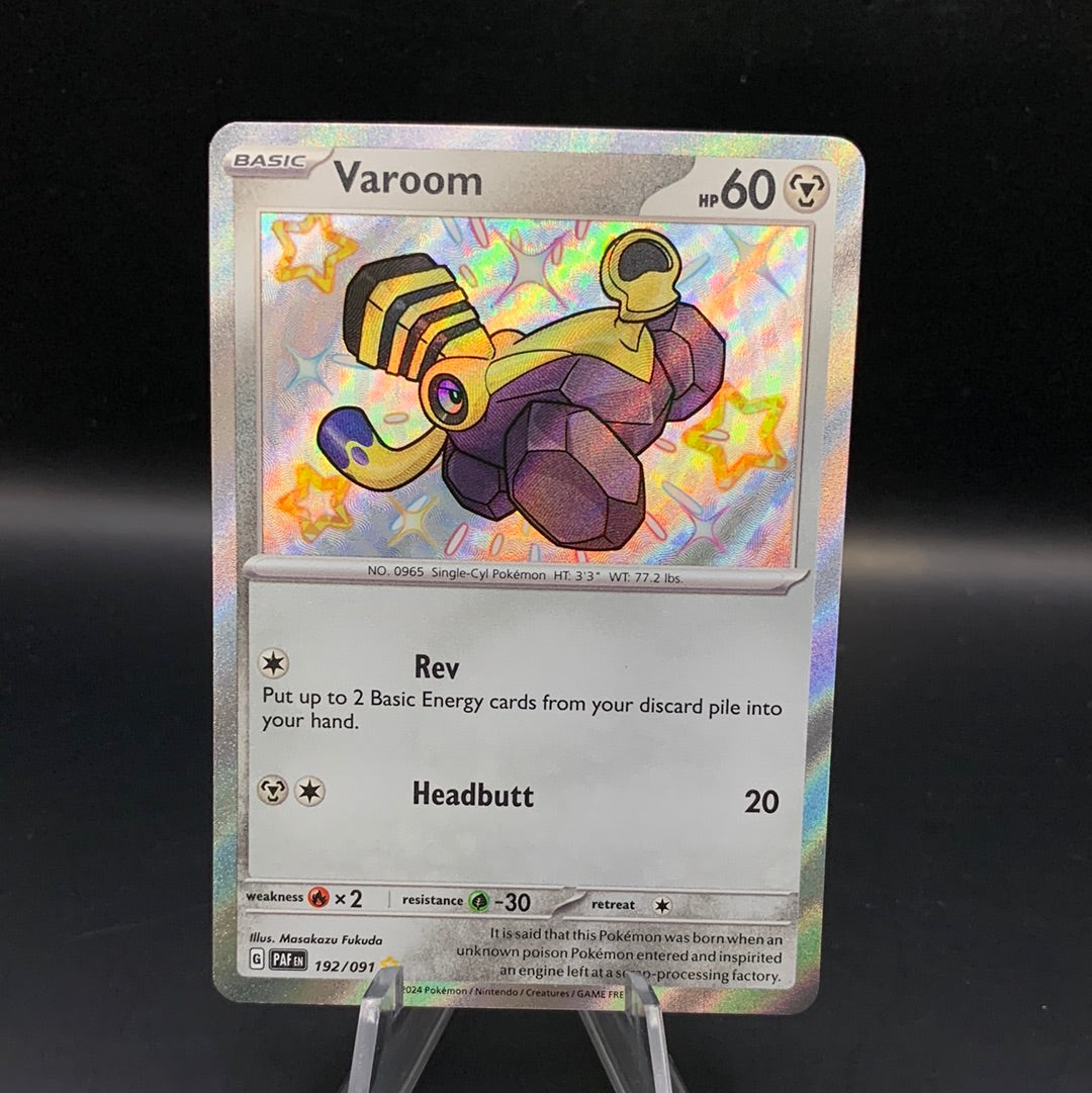 Pokémon TCG: 2024 Varoom 192/091 S&V Paldean Fates Baby Shiny