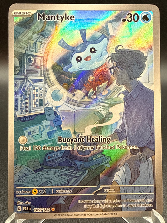 Pokémon TCG: 2023 Mantyke 189/182 SV: Paradox Rift
