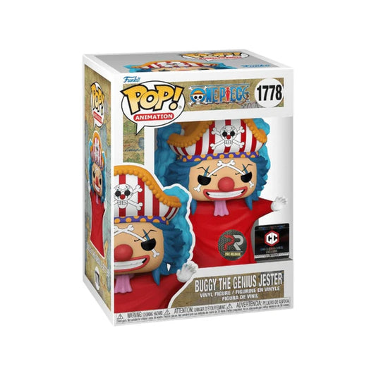 Funko PoP! One Piece: Buggy The Genius Jester 1778 (Prerelease)(Chalice Collectibles Exclusive)