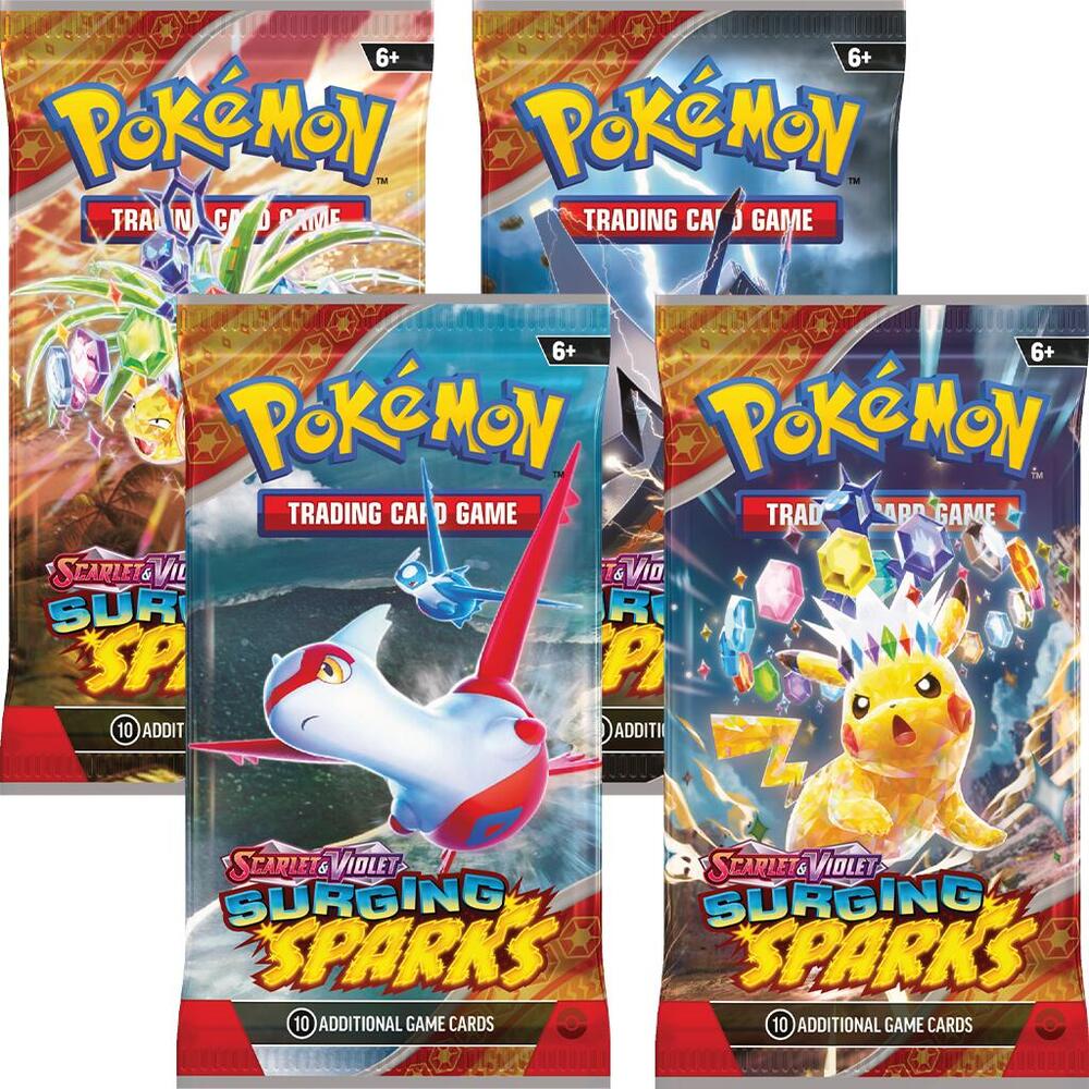 Pokémon TCG: Scarlet & Violet - Surging Sparks - Booster Pack (Style May Vary)