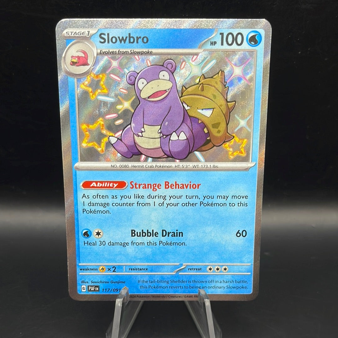 Pokémon TCG: 2024 Slowbro 117/091 S&V Paldean Fates Baby Shiny