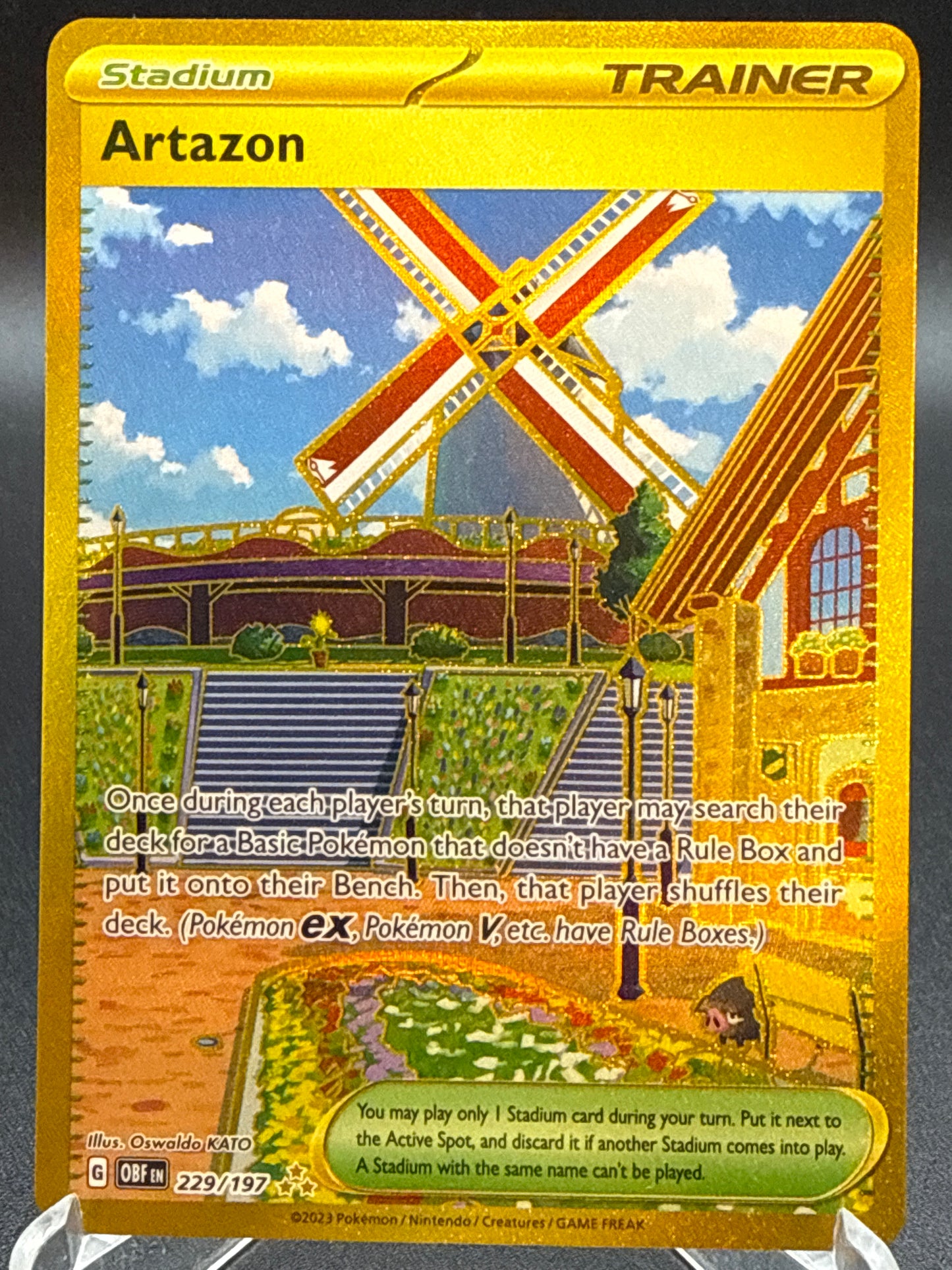 Pokémon TCG: 2023 Artazon 229/197 SV: Obsidian Flames
