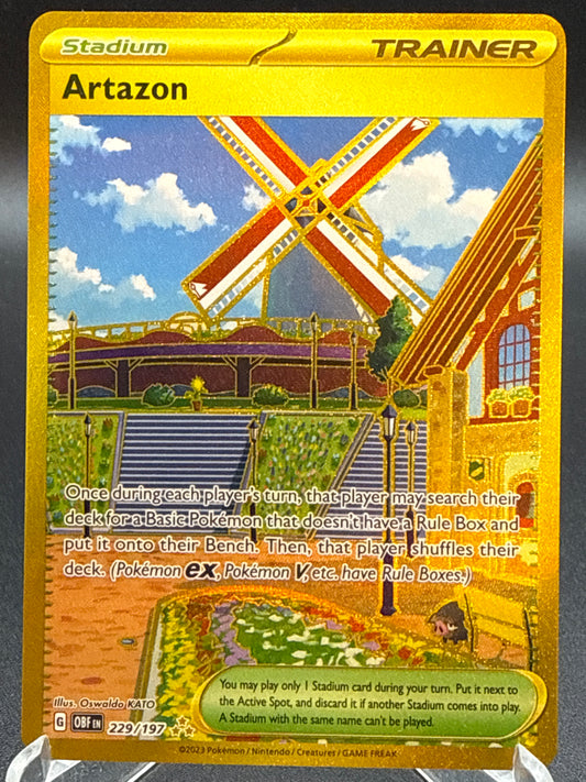 Pokémon TCG: 2023 Artazon 229/197 SV: Obsidian Flames