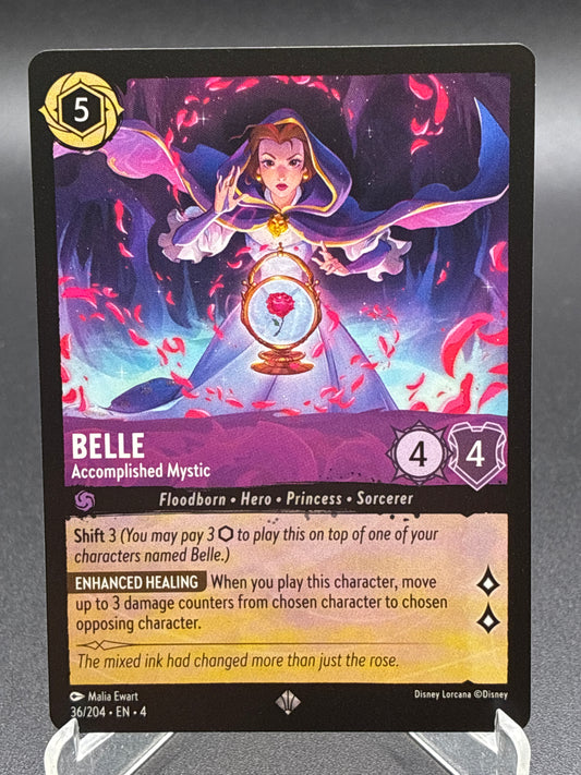 Lorcana TCG: Belle Accomplished Mystic 36/204 Ursula's Return