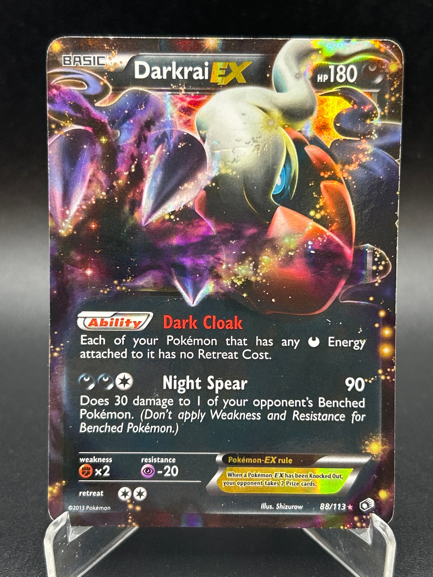 Pokémon TCG: 2013 Darkrai EX 88/113 XY: Legendary Treasures