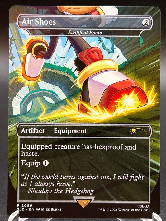 MTG TCG: Air Shoes - Swiftfoot Boots R 2096 SLD: Secret Lair Drop Series (Secret Lair x Sonic) (Copy)