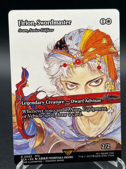MTG TCG: Firion, Swordmaster - Sram, Senior Edificer (Showcase) R 0003 FCA: FINAL FANTASY - Through the Ages