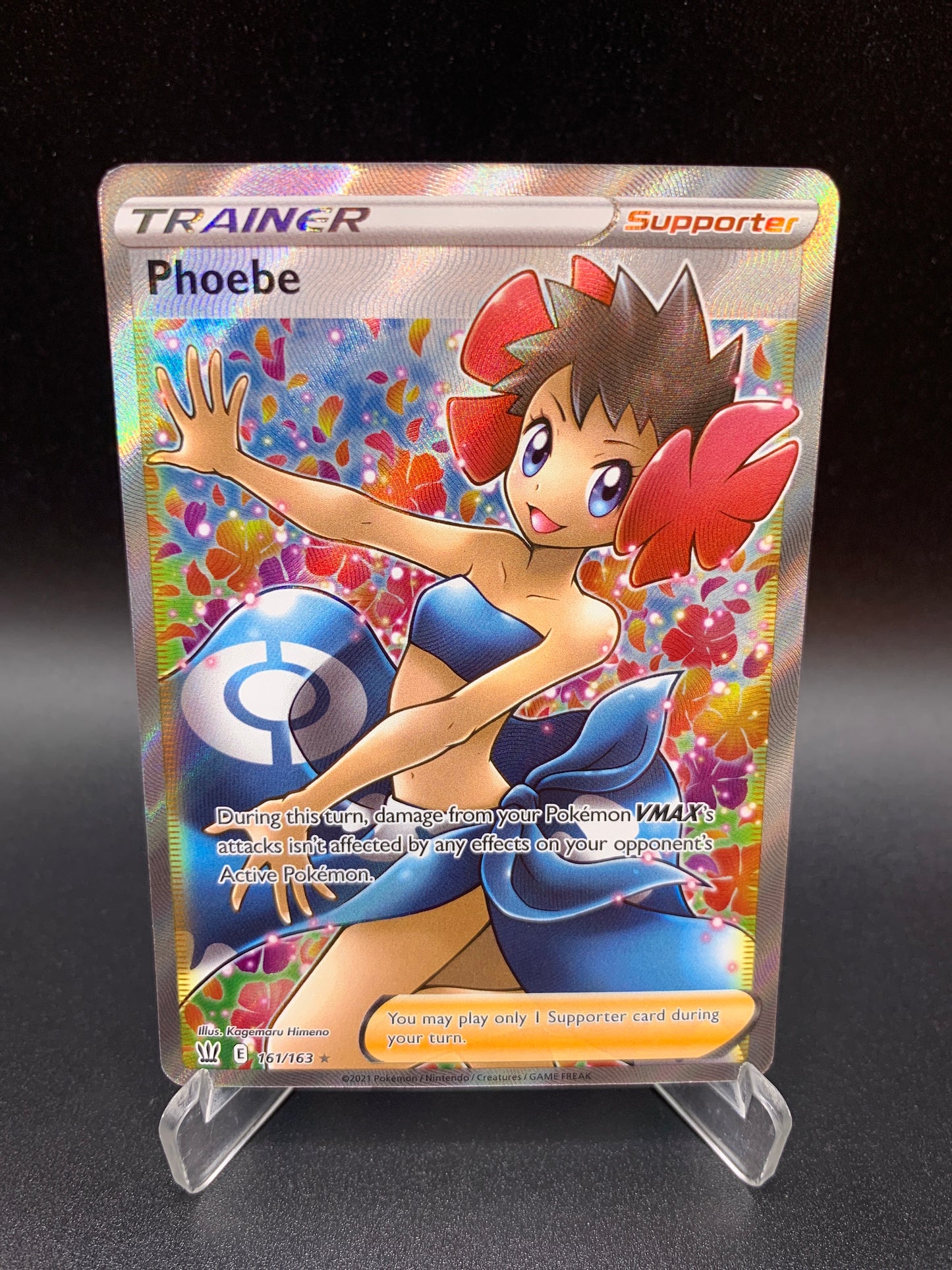Pokémon TCG: 2021 Phoebe 161/163 SWSH: Battle Styles