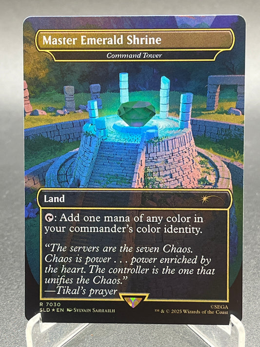MTG TCG: Master Emerald Shrine R 7030 SLD: Secret Lair Drop Series (Secret Lair x Sonic)