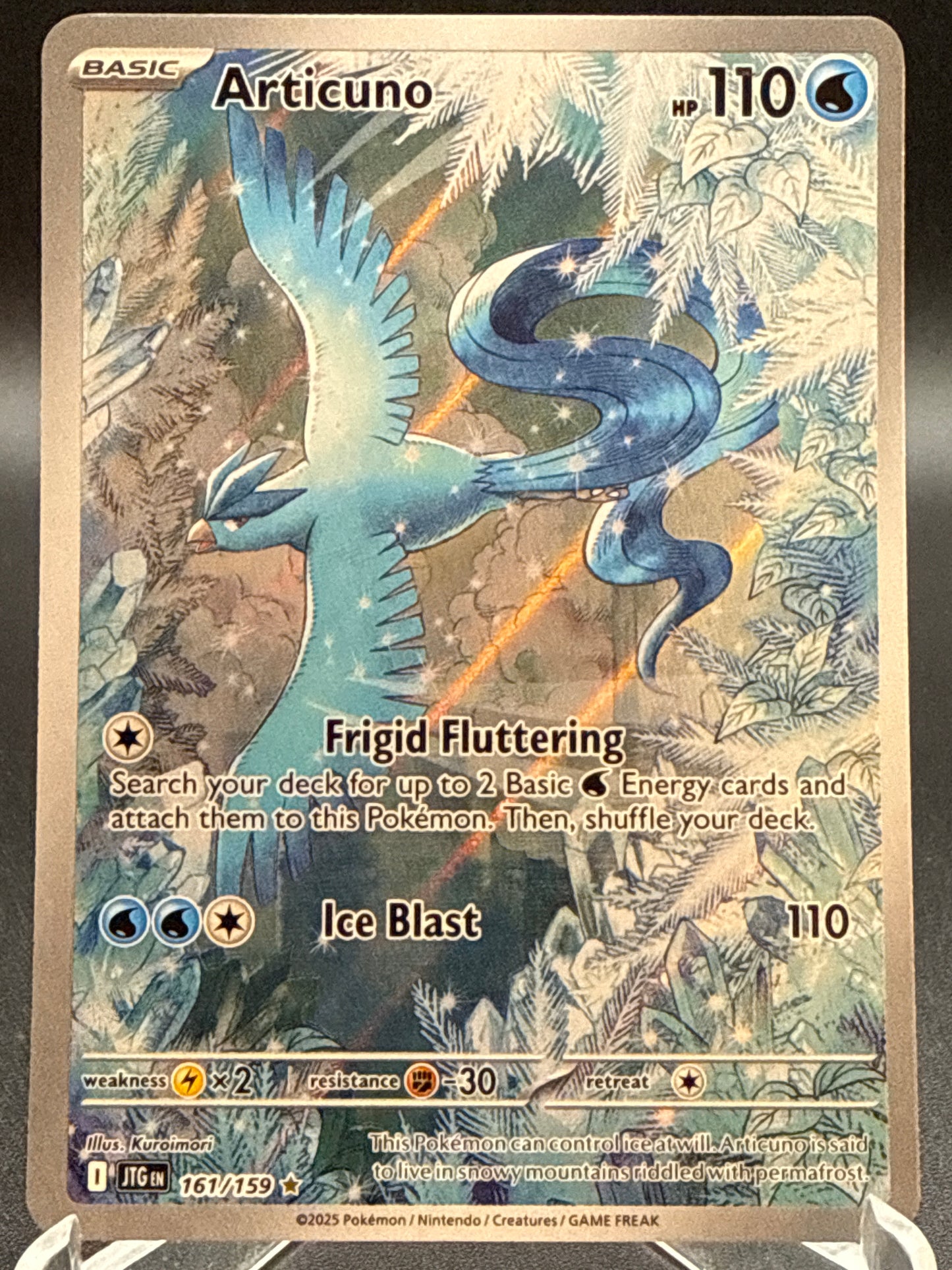 Pokémon TCG: 2025 Articuno 161/159 SV09: Journey Together