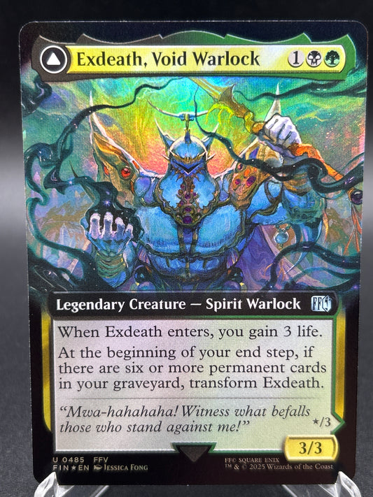 MTG TCG: Exdeath, Void Warlock (Extended Art)(Foil) U 0485 FIN: FINAL FANTASY