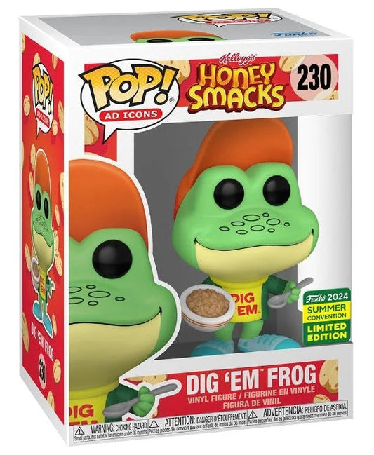 Funko PoP! Ad Icons: Dig 'Em Frog 230 (2024 Summer Convention Limited Edition)