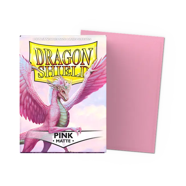 Dragon Shield Outer Sleeves Standard Matte - Pink (100CT)l