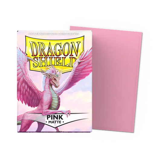 Dragon Shield Outer Sleeves Standard Matte - Pink (100CT)l