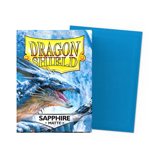 Dragon Shield Outer Sleeves Standard Matte - Sapphire (100CT)