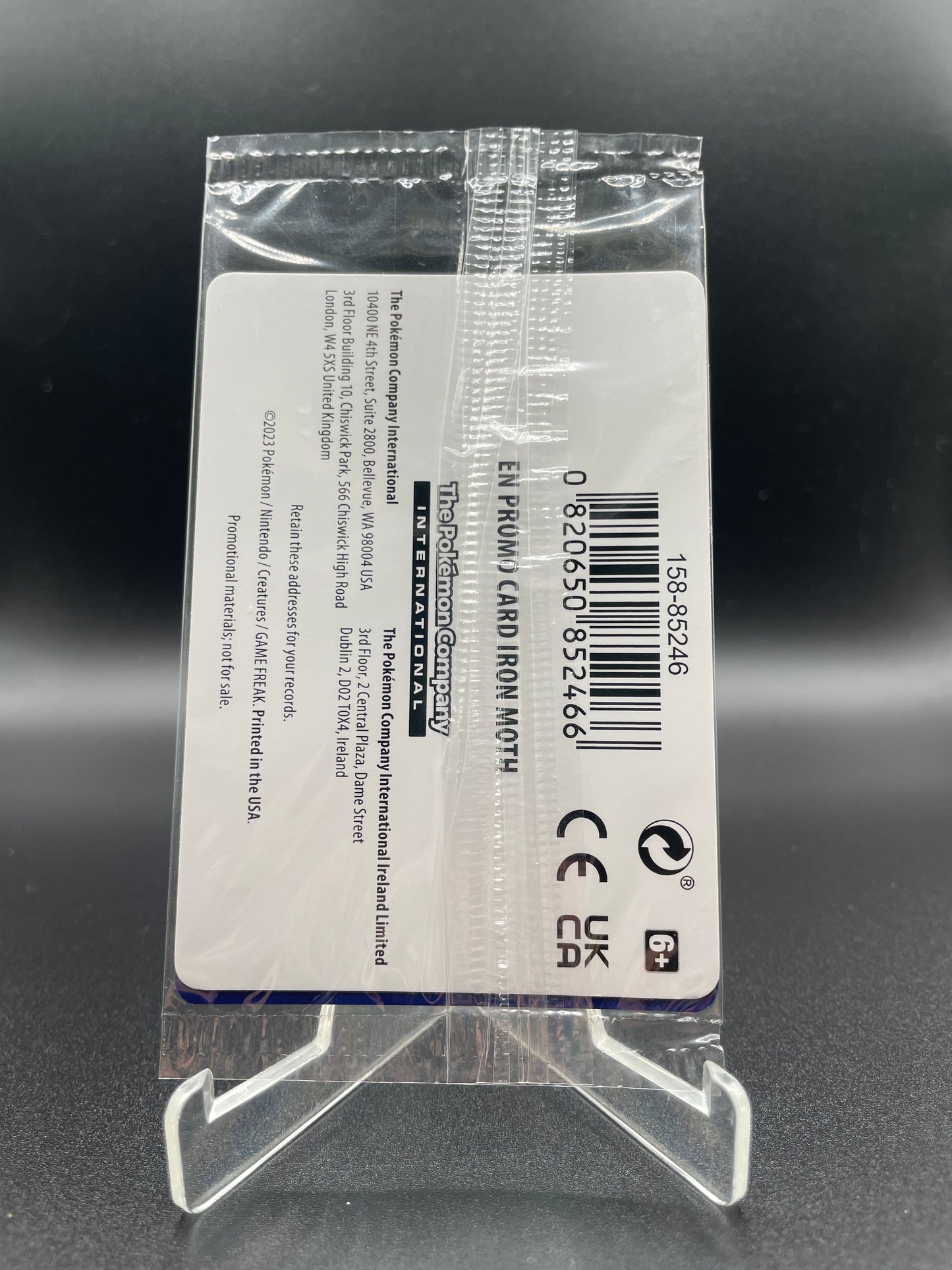 Pokémon TCG: 2023 Iron Moth 028/182 Paradox Rift GameStop Games Promo Sealed