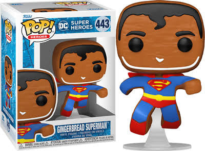 Funko PoP! Heroes: DC Super Heroes - Gingerbread Superman- 443