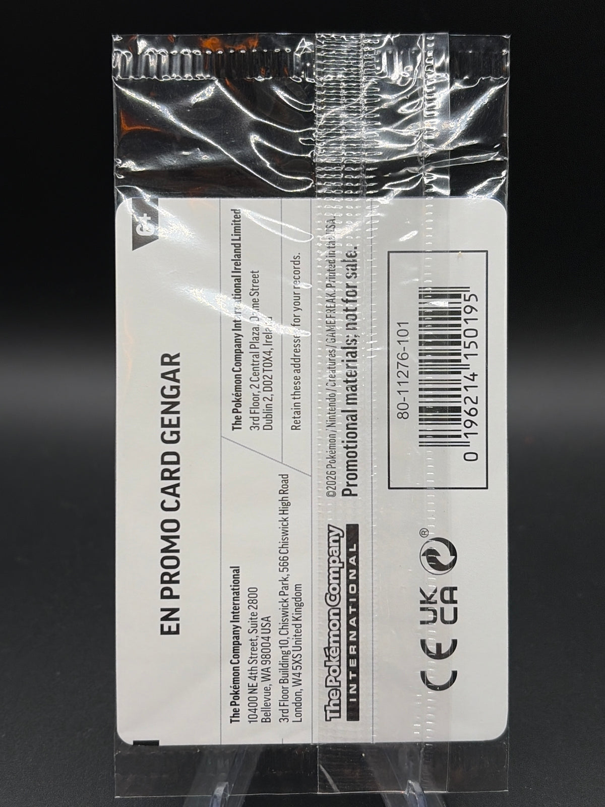 Pokémon TCG: 2026 Gengar (Cosmos Holo) (Gamestop Exclusive) Sealed