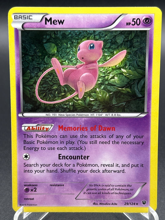 Pokémon TCG: 2016 Mew 29/124 XY: Fates Collide